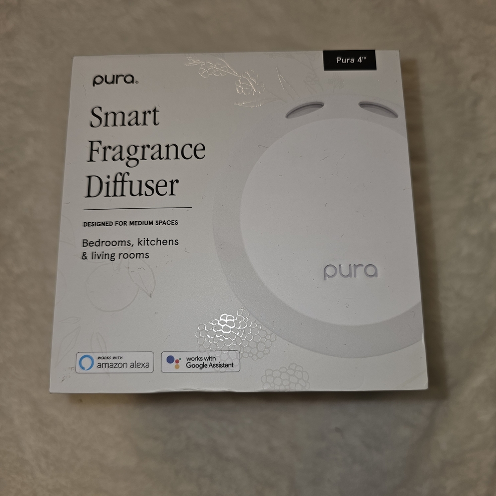 Pura Smart Fragrance Diffuser - White With 2 Capri Blue Refills